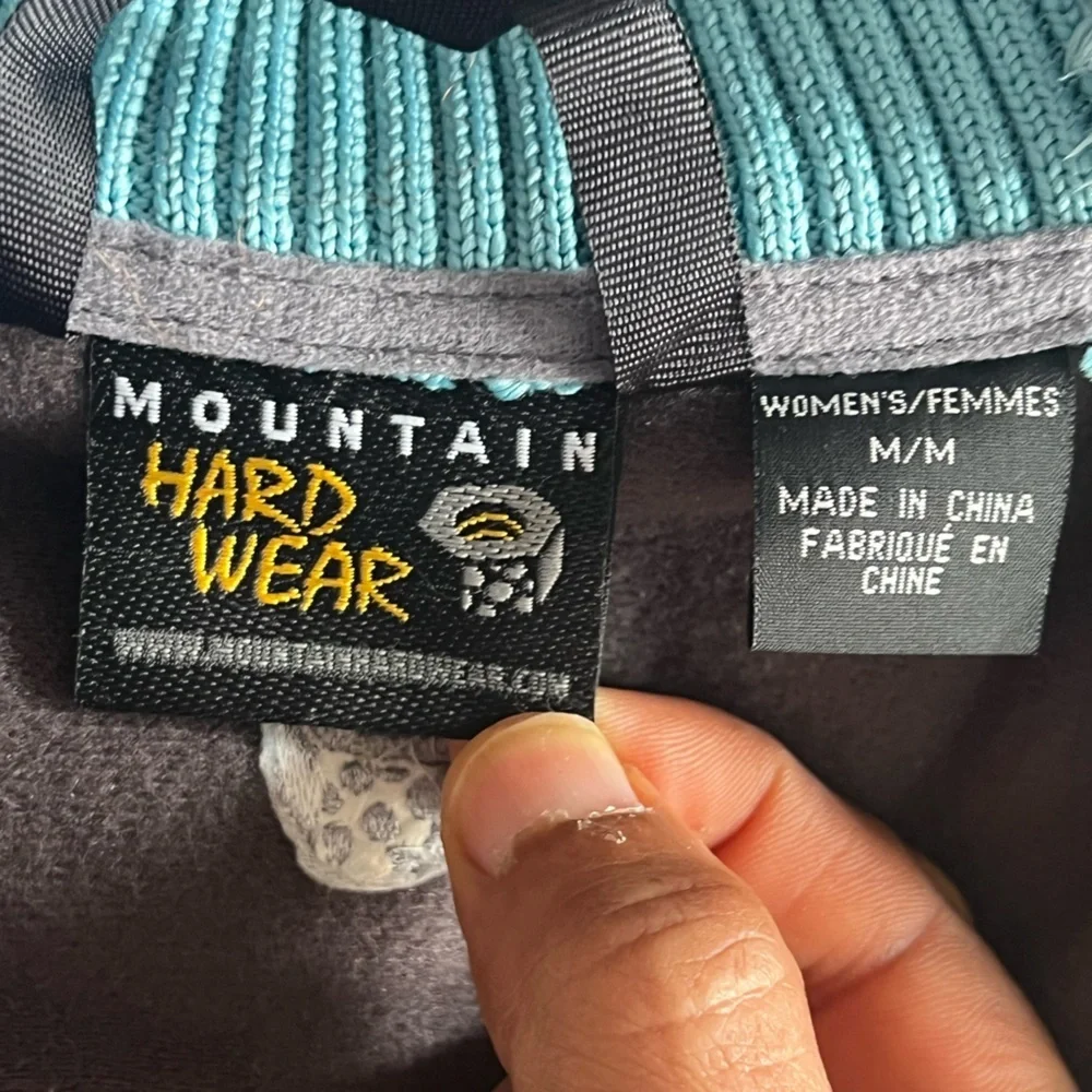 Mountain Hardwear Jacket Womens Medium Fluffy Fleece Windstopper GoreT